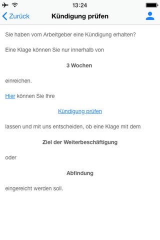 Kündigung prüfen screenshot 3