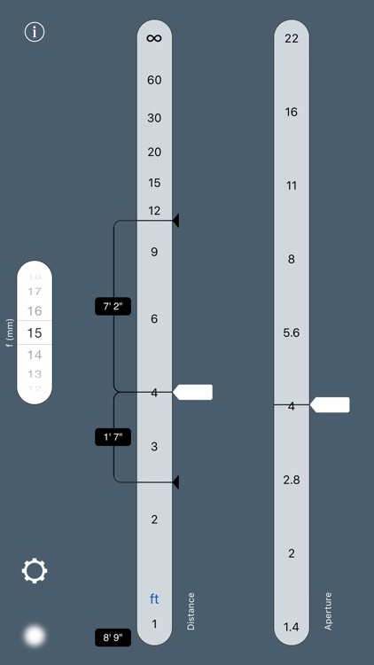 TrueDoF-Intro DoF Calculator