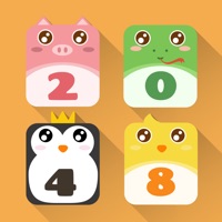 2048 パズル ゲーム 可愛いペット 猫や 犬や