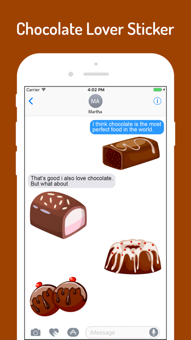 How to cancel & delete Chocolate Lover Stickers from iphone & ipad 3