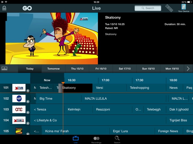 GO TV for iPad(圖2)-速報App