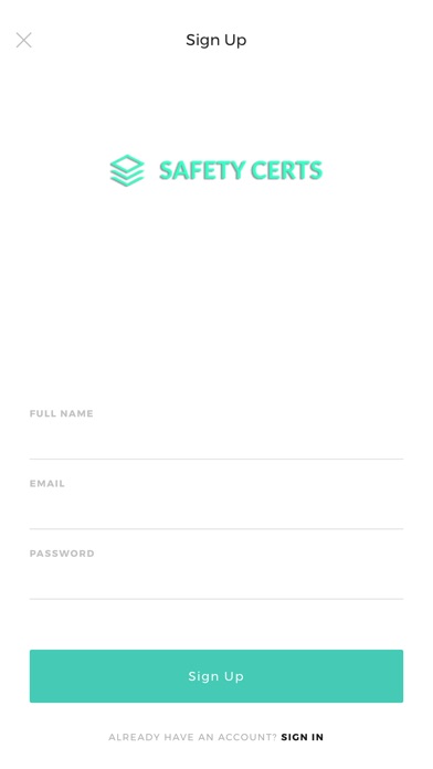Safety Certs screenshot 2