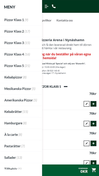 Pizzeria Arena i Nynäshamn