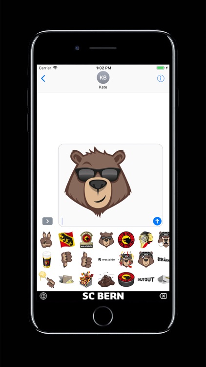 Bärmoji-Sticker - SC Bern
