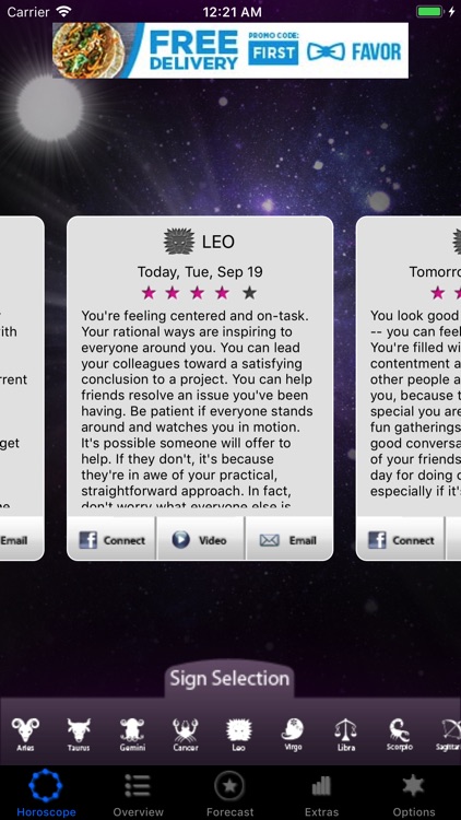 Today's Horoscope by Kelli Fox