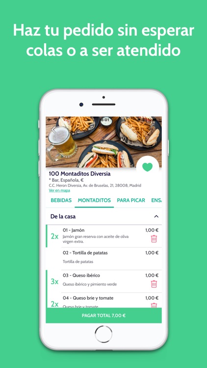 Watson: pedir en restaurantes