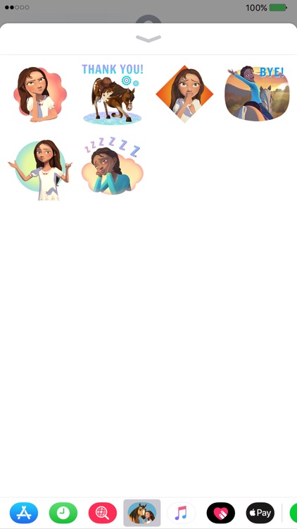 Spirit Riding Free Stickers