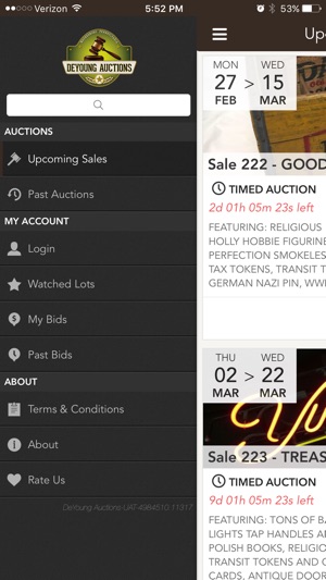 DeYoung Auctions(圖4)-速報App