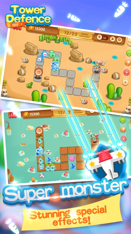 Defend Radish-Hearts Boom screenshot-0