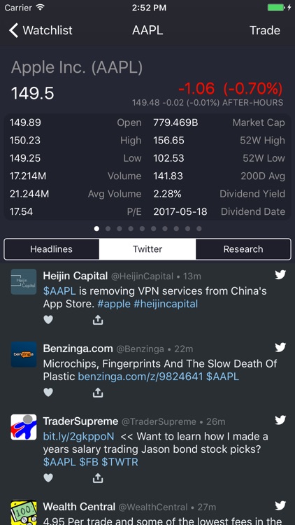 StockBeat - Track Stocks Financial Data & News screenshot-3