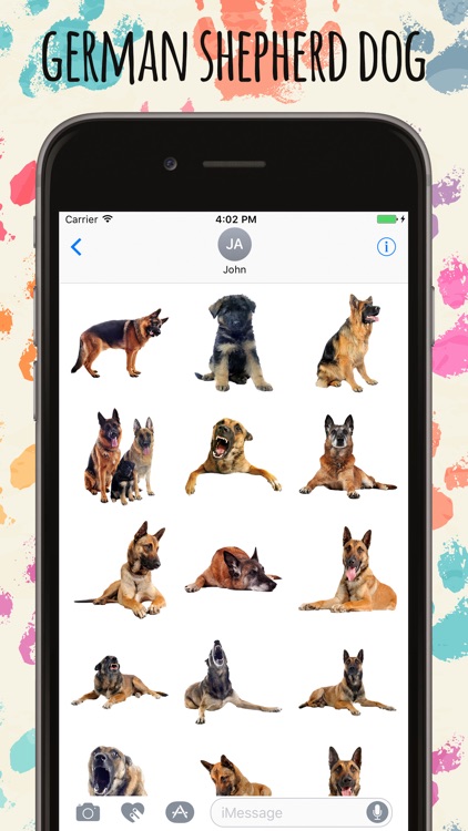 German Shepherd Dog Stickers