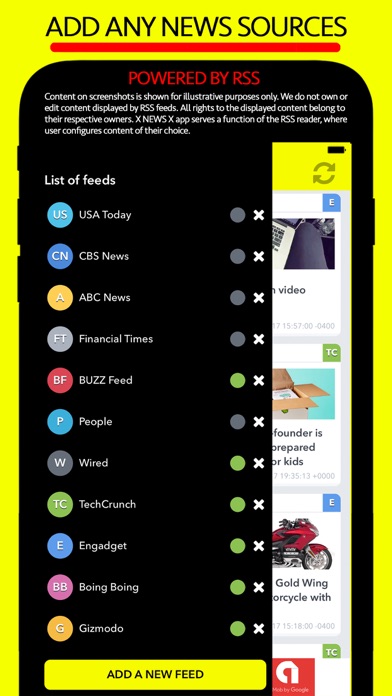 X NEWS X - RSS Reader App screenshot 2