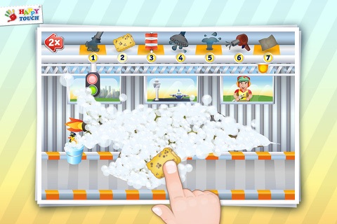 A Funny Planes Wash Game for Kids by HAPPYTOUCH® - náhled
