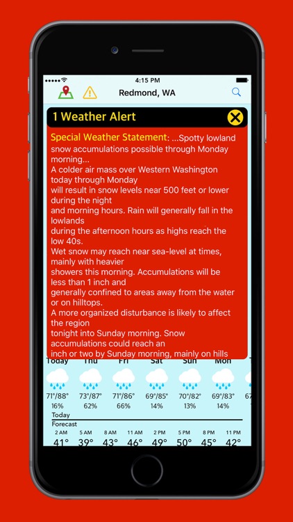 Blue Days - Hyperlocal Weather screenshot-4