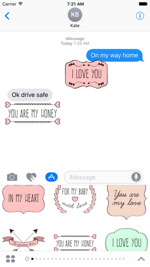 Sweet Love Sticker Pack