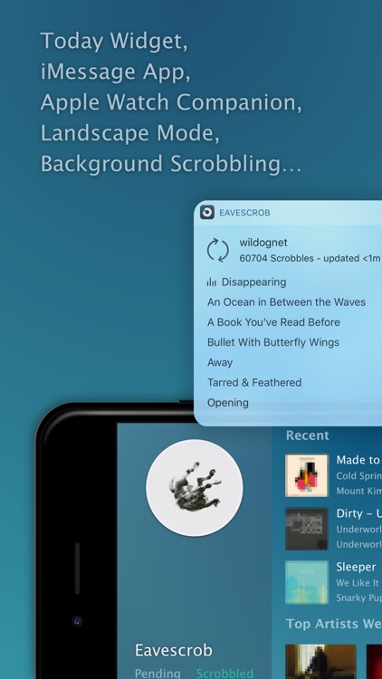 Eavescrob - Scrobbler and Reader for Last.fm screenshot-3