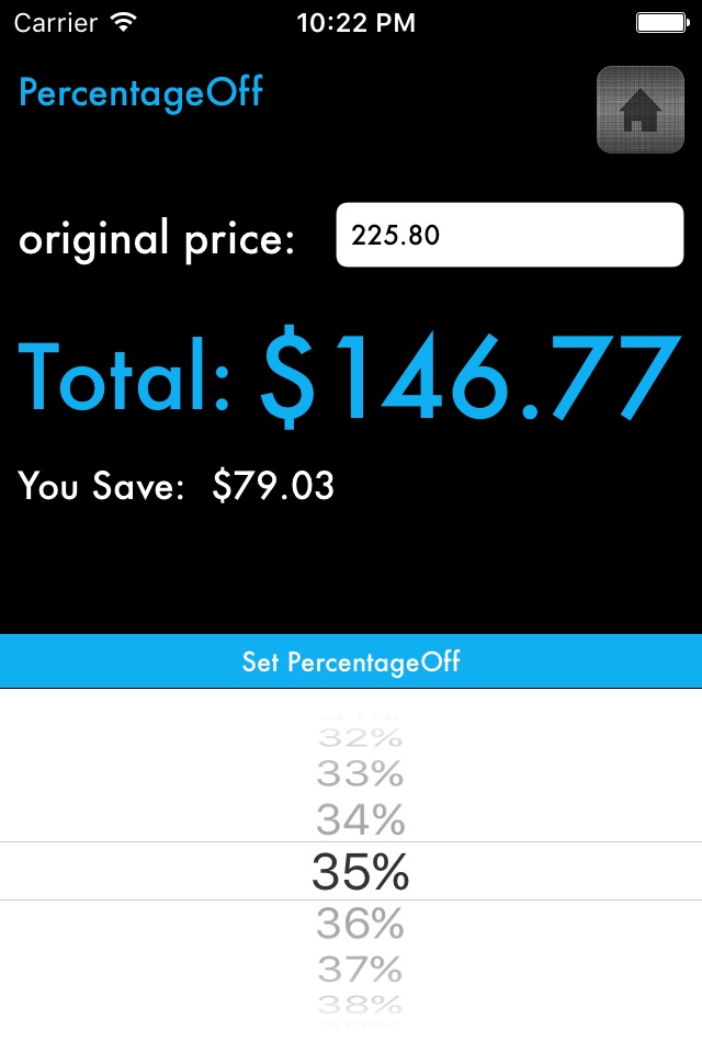 PercentageOff screenshot 3