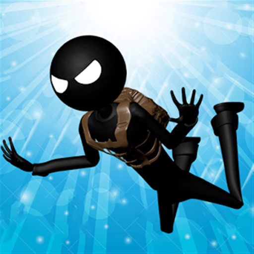 Stickman Parachute: 3D Skydiving iOS App