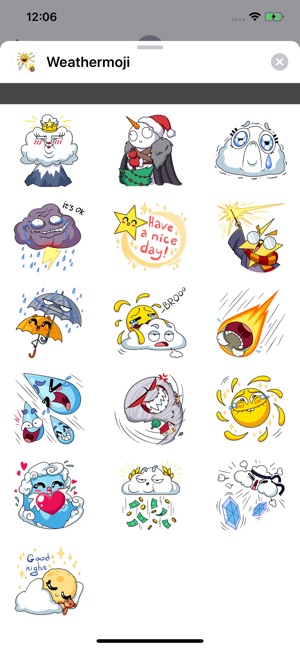 Weather Stickers Weathermoji(圖2)-速報App