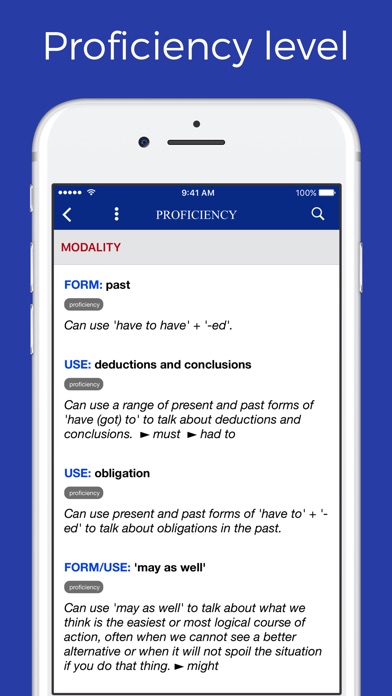 English Grammar Profile - Pro screenshot 4