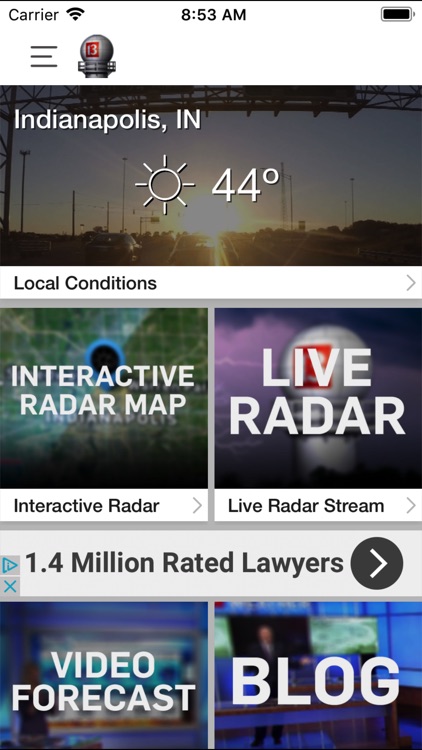 WTHR Live Doppler 13 Weather