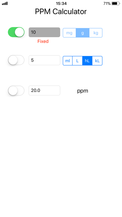 PPM Calculator screenshot 3