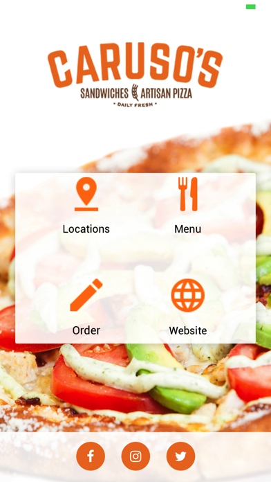 How to cancel & delete Caruso's Sandwiches & Pizza from iphone & ipad 1