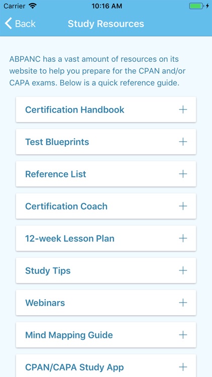 CPAN® CAPA® Certification App screenshot-3