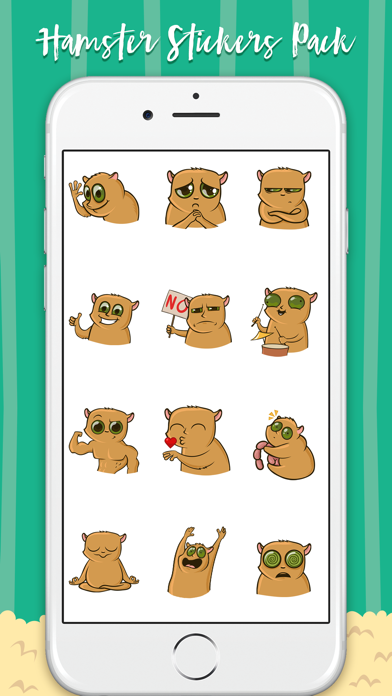 Happy Hamster Stickers screenshot 2