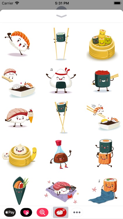 Funny Sushi Stickers