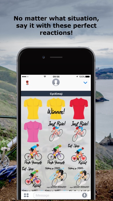 CyclEmoji - Cycling Emojis screenshot 2