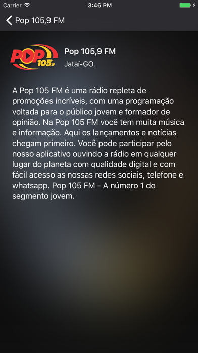 Pop 105 FM screenshot 4