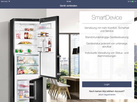 Liebherr SmartDevice screenshot 2