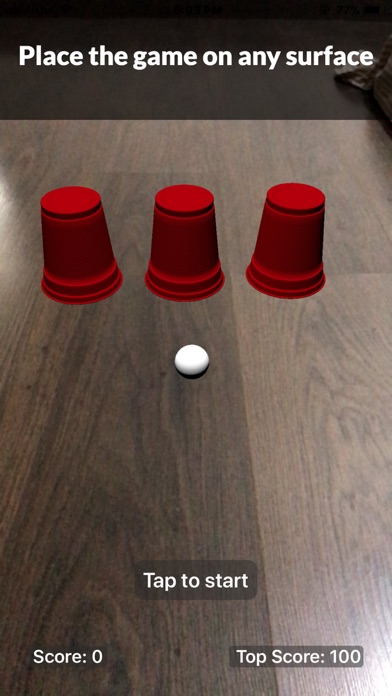 Shell Game AR - Find the ball screenshot 3