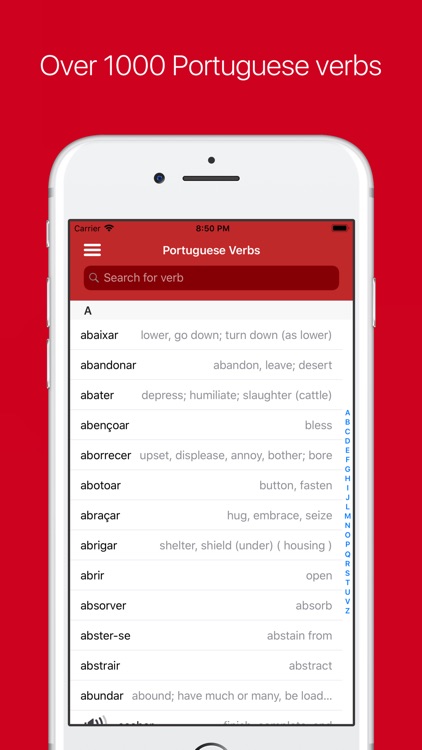 Portuguese Verb Conjugator screenshot-0