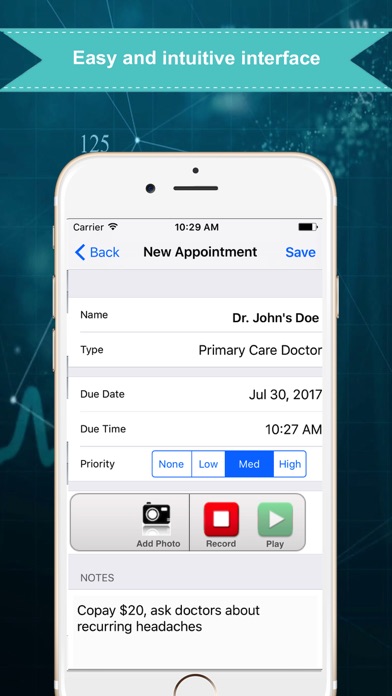 Doctors Appointment Reminder review screenshots