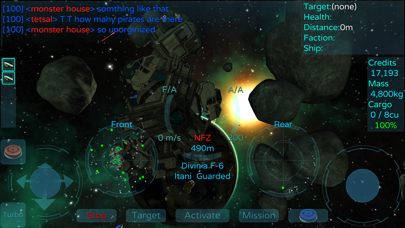 Screenshot from Vendetta Online