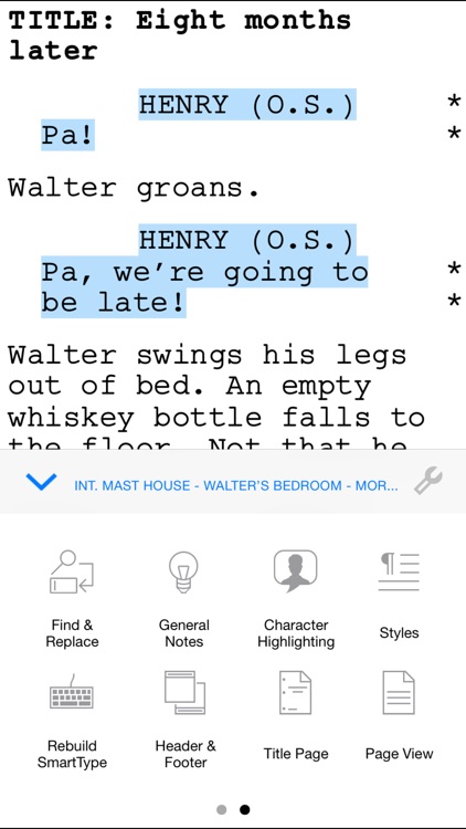 Final Draft Writer