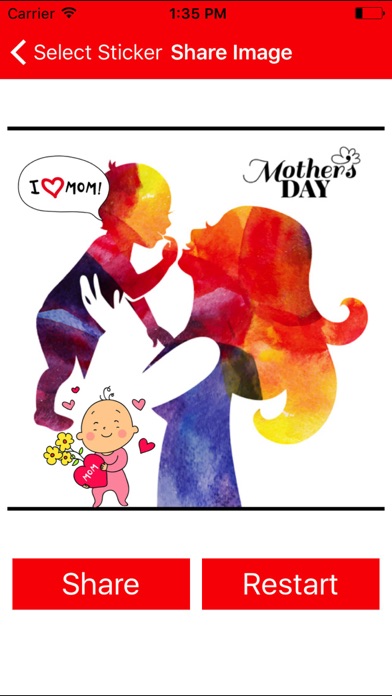 How to cancel & delete Mother's Day Stickers Photo Studio from iphone & ipad 3