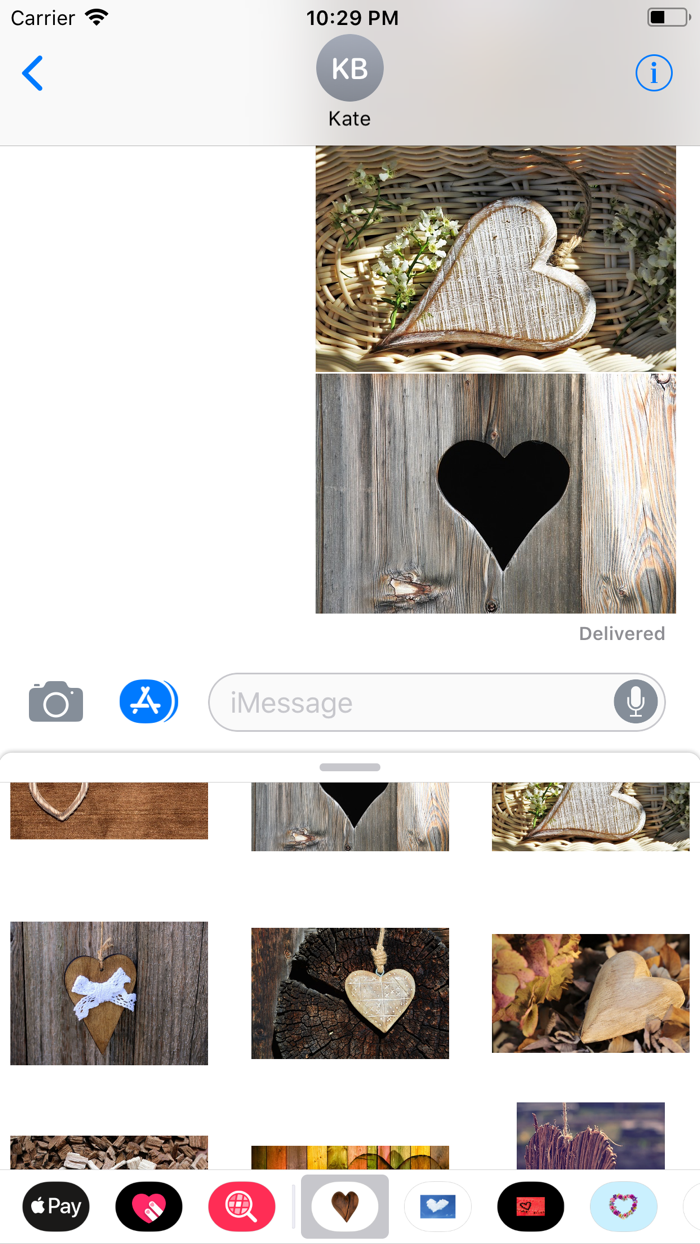 Rustic Hearts Sticker Pack
