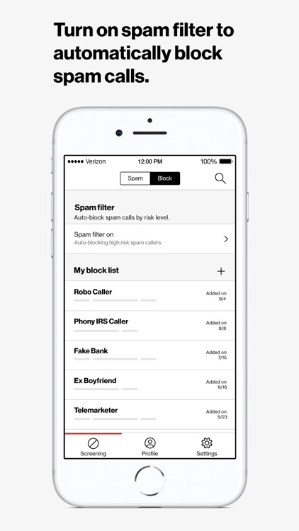 Verizon Call Filter