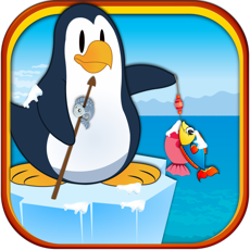 Activities of Frozen Fish - Penguin in Suit Ice Fishing Free