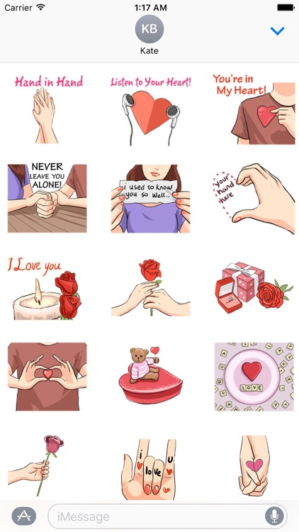 LoveMoji Signs of Love Sticker