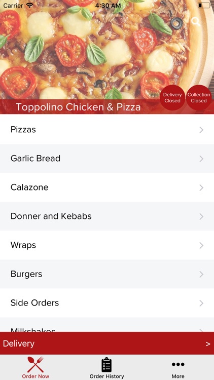 Toppolino Chicken and Pizza