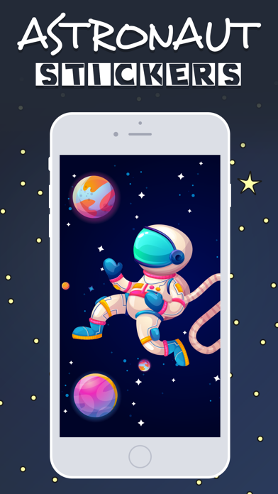 Astronaut  Emojis screenshot 2
