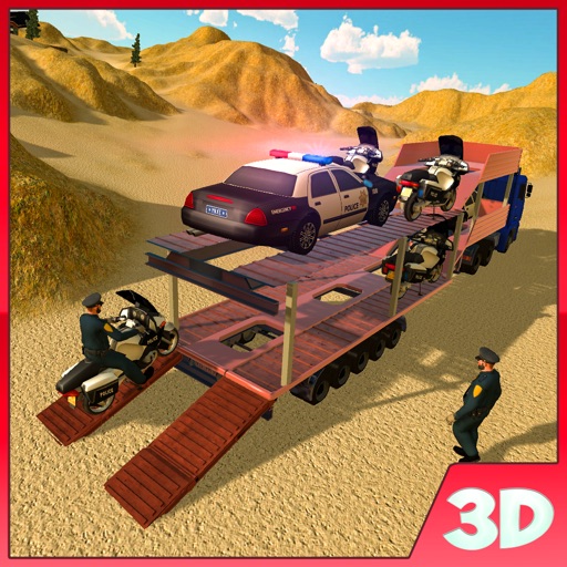 Offroad Police Truck Transport iOS App