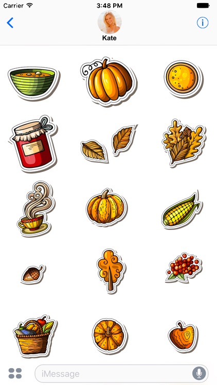 Happy Thanksgiving Stickers! screenshot-4