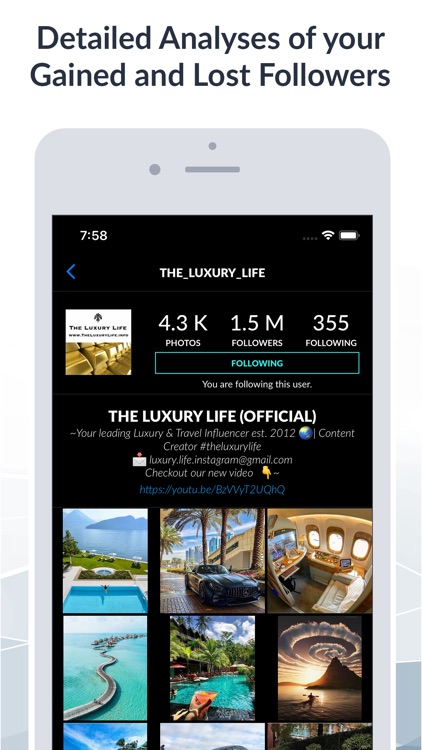 Analytics for Instagram+Likes