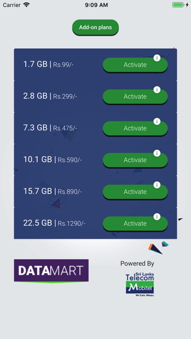 Datamart screenshot 2