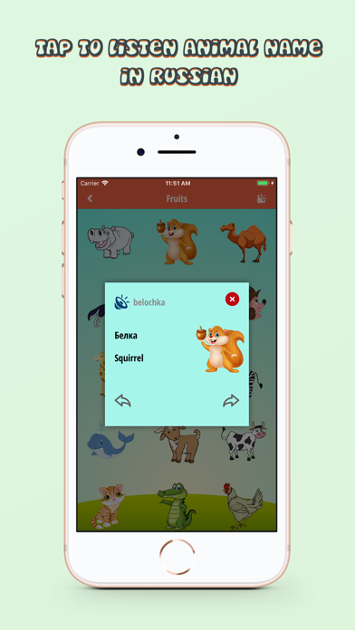 How to cancel & delete Learn Animal Names in Russian from iphone & ipad 3